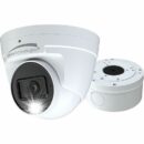 Speco H2AT2 2MP HD-TVI Turret Camera, Built in Microphone, White Light Intensifier, 2.8mm Fixed Lens, White Housing