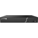 Speco H6HRN 6-Channel Hybrid DVR, HD-TVI Channels Plus IP Channels, 12TB HDD, NDAA Compliant, Black