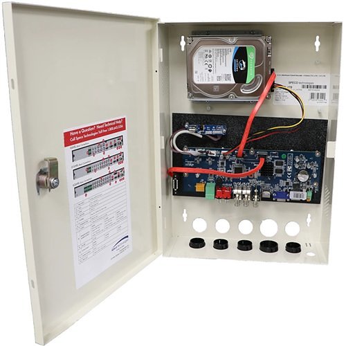 Speco H6WHRL4TB Channel Hybrid Digital Video Recorder