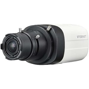 Hanwha HCB-6000 2MP Analog HD Box Camera, Lens Not Included, Ivory
