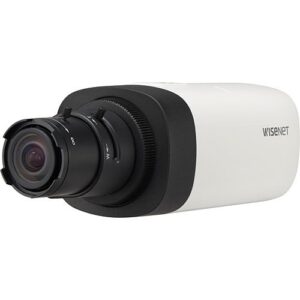 Hanwha HCB-7000A 4MP Analog HD Box Camera, Lens Not Included, Ivory