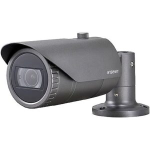Hanwha HCO-6070R 2MP Analog HD IR Bullet Camera, 3.2-10mm Varifocal Lens, Dark Gray