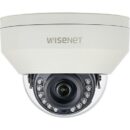 Hanwha HCV-7010RA HD+ Series 4MP Outdoor Analog HD IR Vandal Dome Camera, 2.8mm Fixed Lens, Ivory