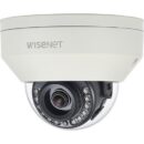 Hanwha HCV-7030RA HD+ Series 4MP Outdoor Analog HD IR Vandal Dome Camera, 6mm Fixed Lens, Ivory