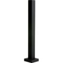 Pedestal Pro HD-BLACK-TOWER 48" Black Steel Tower Pedestal (Pad Mount)