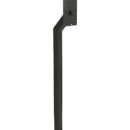 Pedestal Pro HD-DC-IN Access Control Mounting Post, 72-Inch Black Steel Pedestal, Inground Mounting