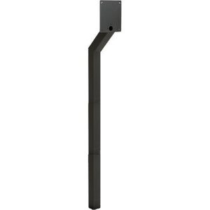 Pedestal Pro HD-DK-IN 48" Heavy Duty In-Ground Pedestal for DoorKing, Black Powder Coated
