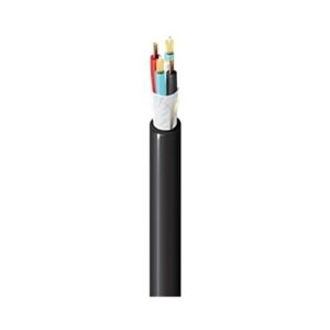 Belden HD3B0020212RC 12/2 Indoor/Outdoor Hybrid Copper-Fiber Cable, OM3, 2 Breakout Fibers