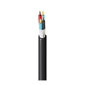 Belden HD3B0020214RC HD Booted Optical Multimode Fiber, OM3, 2 Fibers + 2 Conductors, #14, CL3 Rated, Outdoor Flame Retardant