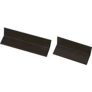 Securitron HEB-1BK-8 HEB Header Extension Bracket for Magnetic Locks, 1" 1" 8", Black Anodized