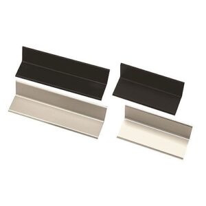 Securitron HEB-2BK-8 HEB Header Extension Bracket for Magnetic Locks, 2" 2" 8", Black Anodized