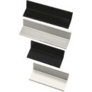 Securitron HEB-3BK-8 HEB Header Extension Bracket for Magnetic Locks, 3" 3" 8", Black Anodized