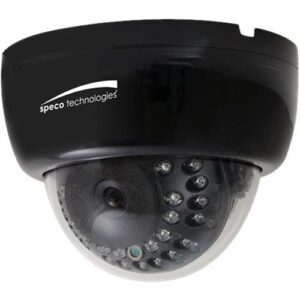 Speco HLED33DT 2MP HD-TVI Indoor Dome Camera, 2.8-12mm Varifocal Lens, Black