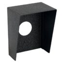 Pedestal Pro HOOD-CS-04.5x6 4.5" 6" Steel Hood, Weather Shroud