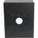 Pedestal Pro HOOD-CS-08X10 8" 10" Steel Hood, Weather Shroud, Black Powder Coated