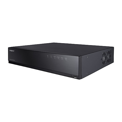 Hanwha HRX-1635-12TB 16-Channel Pentabrid DVR, 12TB, SATA HDD, Black