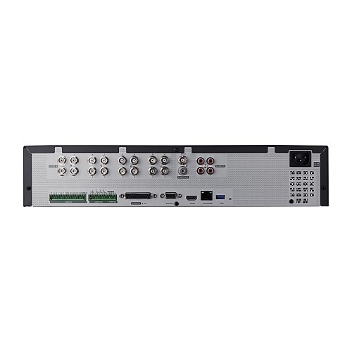 Hanwha HRX-1635-12TB 16-Channel Pentabrid DVR, 12TB, SATA HDD, Black
