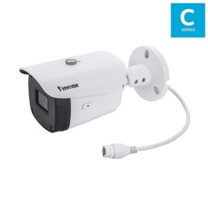 VIVOTEK IB9388-HT C-Series 5MP Outdoor IR WDR Bullet IP Camera, 2.8-12mm Lens, White