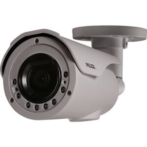 Pelco IBE338-1ER Sarix Series 3MP Enhanced Outdoor WDR IR Bullet IP Camera, 2.8-8mm Lens, White