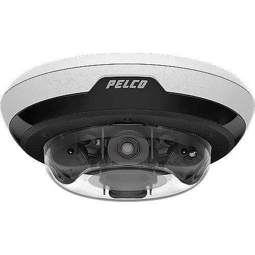 Pelco IMD15118 Sarix Multi IMD Series 3x5MP WDR Multi-Directional 180° Camera, 4mm Lens, Black/White