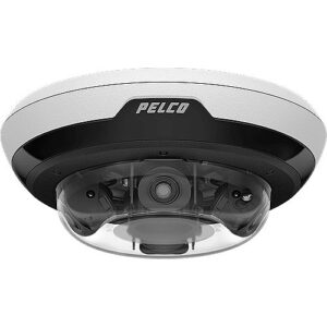 Pelco IMD20136 Sarix Multi Pro 4x5MP WDR Multi-Directional 360° Camera, 2.8mm Lens, Black/White
