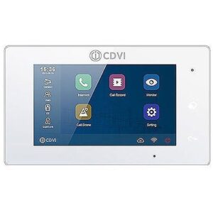 CDVI IP-MONB Touch Screen IP Monitor, Rectangle, Black