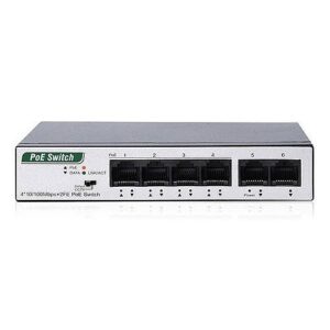 CDVI IP-POE4 4-Port PoE+ Switch, 32 Watts