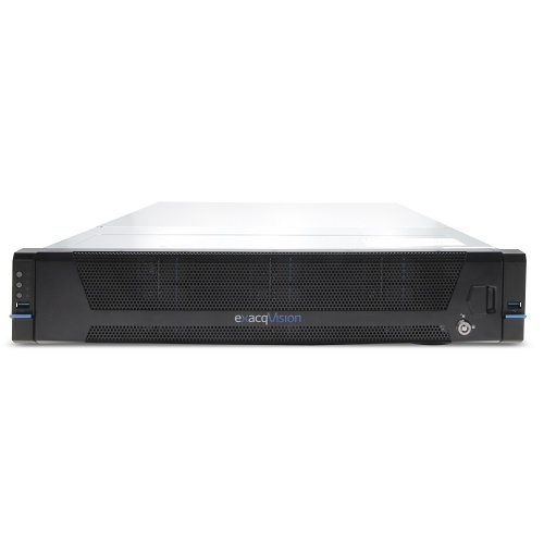 Exacq IP08-80T-FARW-E A-Series IP 2U Rackmount Redundant Frontload NVR with 8 IP Enterprise Licenses, Windows 10 IoT Ent LTSC, 80TB