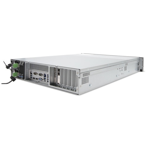 Exacq IP08-80T-FARW-E A-Series IP 2U Rackmount Redundant Frontload NVR with 8 IP Enterprise Licenses, Windows 10 IoT Ent LTSC, 80TB