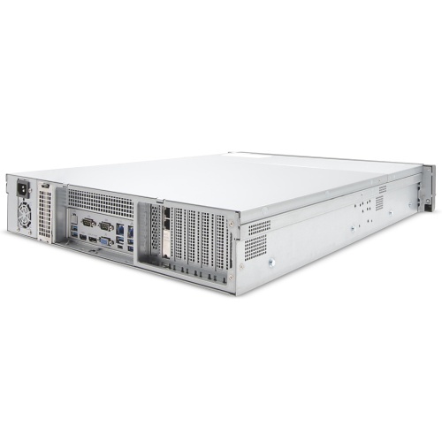 Exacq IP08-80T-FAW-E A-Series IP Rackmount Frontload NVR with 8 IP Enterprise Licenses, Windows 10 IoT Ent LTSC, 2U, 80TB