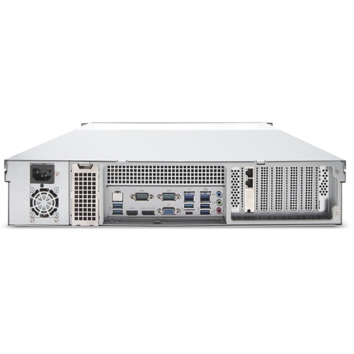 Exacq IP08-80T-FAW-E A-Series IP Rackmount Frontload NVR with 8 IP Enterprise Licenses, Windows 10 IoT Ent LTSC, 2U, 80TB