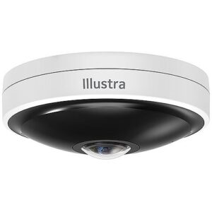 American Dynamics IPS12-F27-OIA4 12MP Illustra Pro Gen4 IR Fisheye Camera, 1.37mm Lens, White