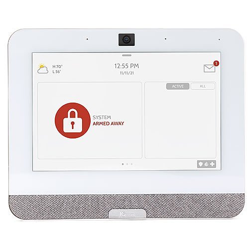 Qolsys IQP4005 AT&T IQ Panel PowerG, 433MHz, 7" All-in-One Touchscreen, White