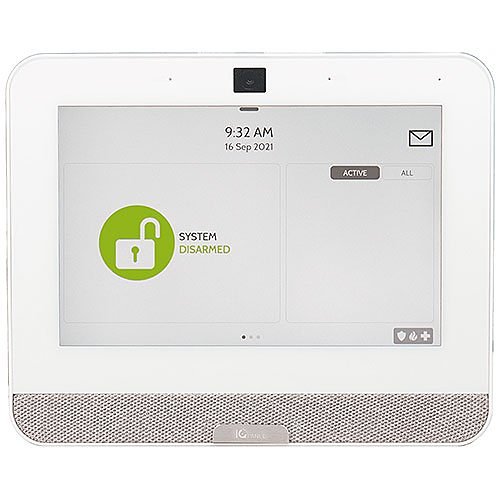 Qolsys IQP4006BK 2-Piece AT&T 345MHz IQ Control Panel with Base, Q9-IQP4006BL and Q9-IQP4BABLK