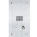 Aiphone IS-SS IS Series Audio Only Door Station, Flush Mount, Stainless Steel