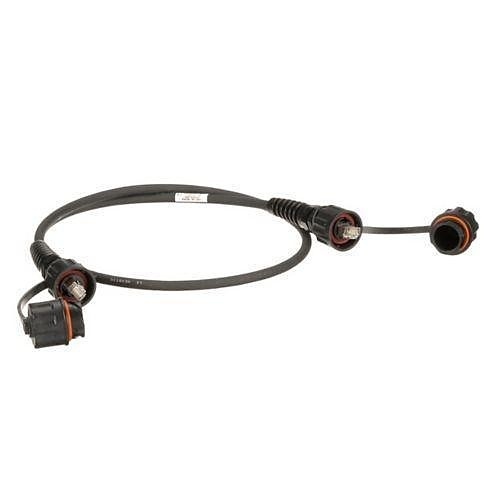 Panduit ISTP6X1MBL CAT6a Patch Cable, 28 AWG Shielded Patch Cord, CM/LSZH, 1m, Black