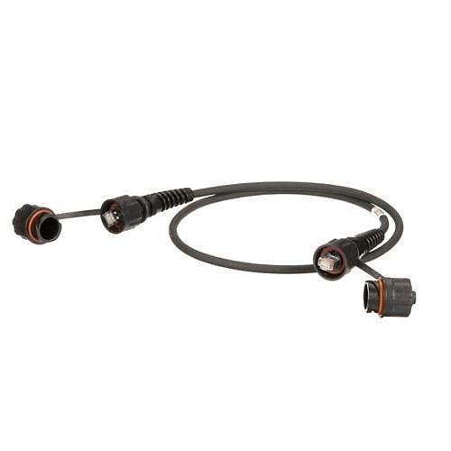 Panduit ISTP6X1MBL CAT6a Patch Cable, 28 AWG Shielded Patch Cord, CM/LSZH, 1m, Black