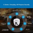 VIVOTEK IT9380-H C-Series 5MP WDR Pro Smart IR Turret IP Camera, 2.8mm Fixed Lens, White
