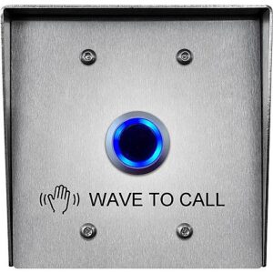 Aiphone IXW-HWCBP Hand Wave Call Sensor, Weather Resistant, Includes Surface Mount Box