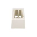Panduit JB1DIW-A Pan-Way Surface Mount Outlet Box, 1-Gang, Low Voltage, White