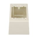 Panduit JBP1DIW Pan-Way Power Rated Deep Surface Mount Raceway Junction Box, 1-Gang, 2-Piece, Off-White
