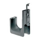 Panduit JP75DW-L20 StrongHold J-Hook with Drop Wire and Rod Clip, 50-Pack, Black