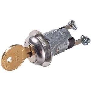 Alarm Controls KA-110A KA Series Single Bitted Flat Key, Momentary Switch, Key Removable in off Position, Keyed Alike