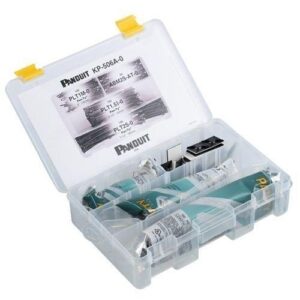 Panduit KP-506A-0 Cable Tie and Mount Kit, Plastic Box