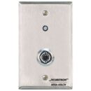 Securitron KP1A Tubular Key Switch, Stainless Steel