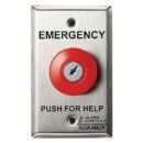 Alarm Controls KR-1-GR KR Series Latching Panic Station with Key Reset, N/O Pair and N/C Pair, Guard Ring