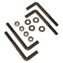 Pedestal Pro L-BOLT-500 1/2" L-Bolt Mounting Kit