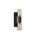 RCI L6504 6 Series Centerline Electric Strike with Latch and Keeper Monitor, Low Profile, ANSI Radius Corners, Brushed Stainless Steel