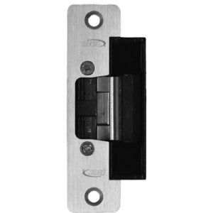 RCI L6504 6 Series Centerline Electric Strike, Low Profile, ANSI Radius Corners, Brushed Stainless Steel