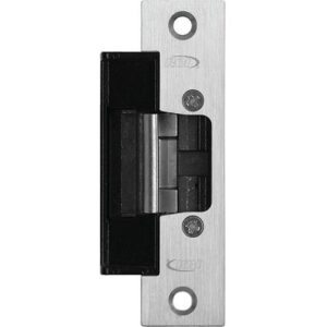 RCI L6514 6 Series Centerline Electric Strike, Low Profile, ANSI Square Corners, Brushed Stainless Steel